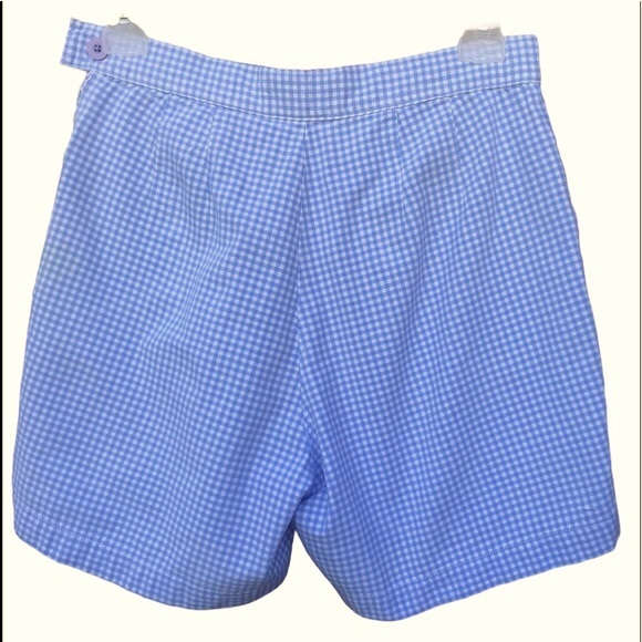 Gingham Light Blue and White Shorts! - Picture 2 of 3